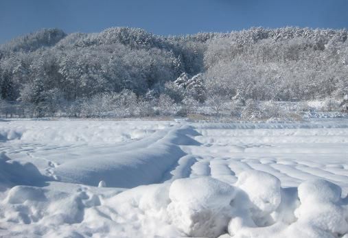 雪の晴れ間