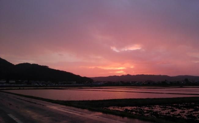 夕映え