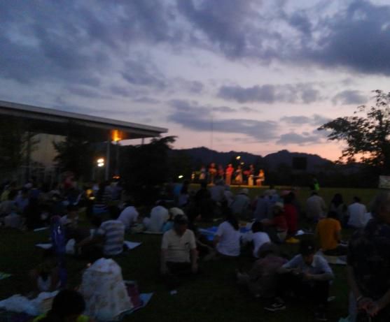 夏の夕暮れ