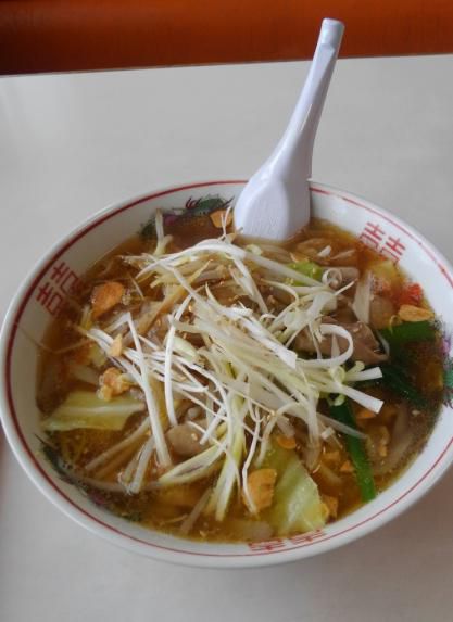 牛モツラーメン
