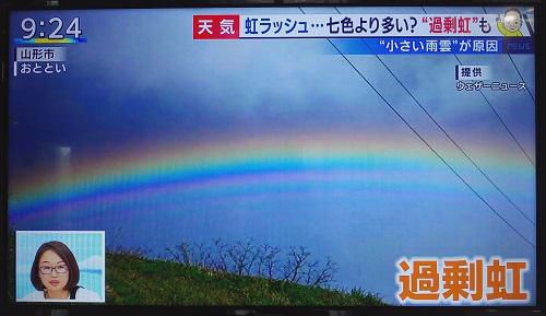 《バラ庭》ガーデンNOW～・・おとといは虹ラッシュでした！！