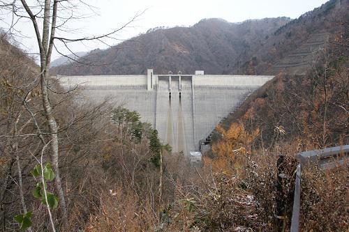 《バラ庭》つれづれ～・・今朝の長井ダム。。。！