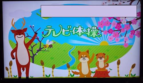 《バラ庭》つれづれ～・・運動不足解消に”テレビ体操”！