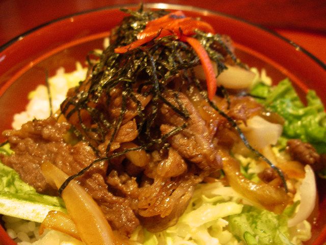 【米沢のグルメ】「登」の焼肉丼ランチ