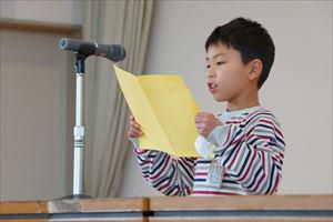 1/6（金）＃６１５　元気なあいさつで3学期始業式