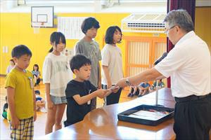 8/29（火）＃７４１　２学期学級委員任命と水泳表彰