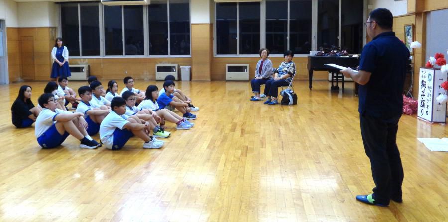 少年少女五十川獅子踊り、衣装合わせ・着付け教室