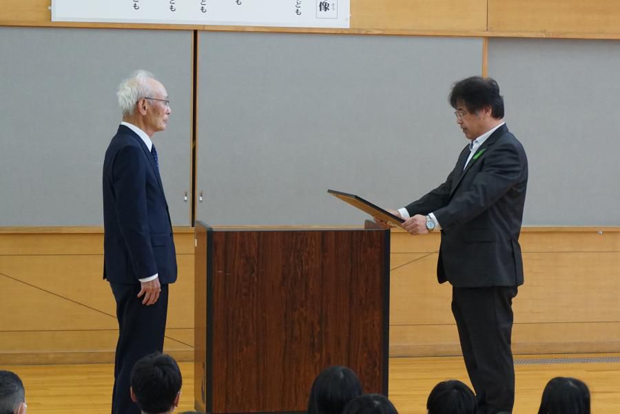 致芳っ子見守り隊の方々との対面式