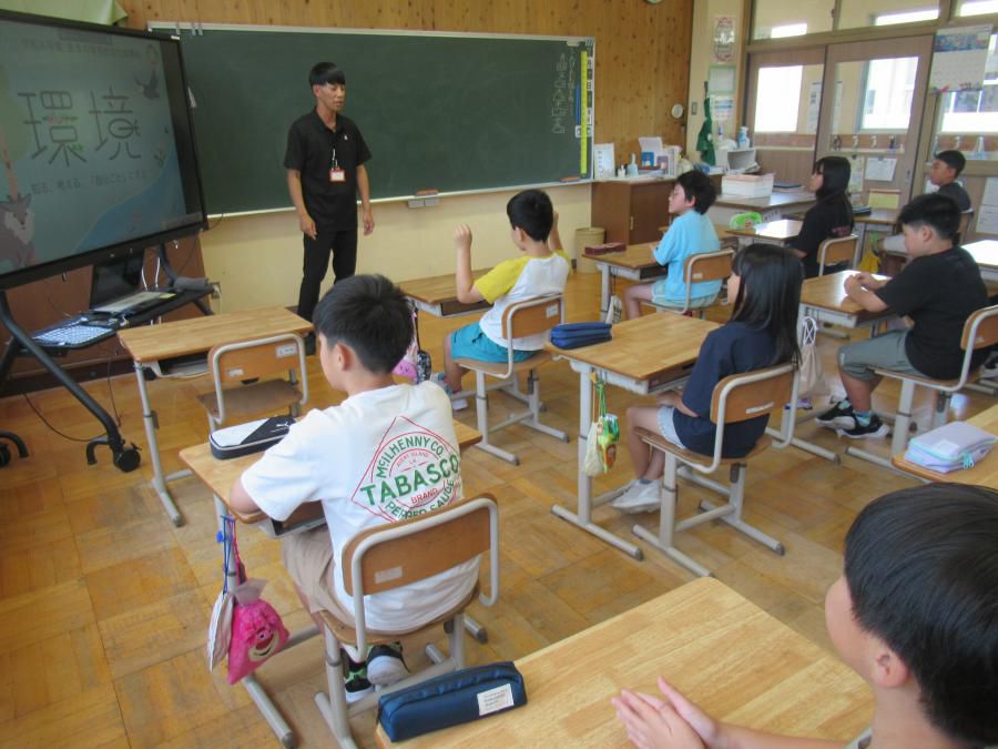 ４年生の環境教室出前講座、楽しく学びました！