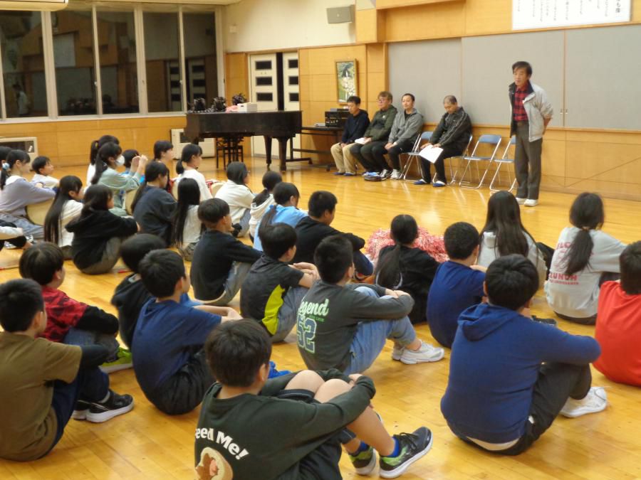 少年少女五十川獅子踊りの夜間練習会！