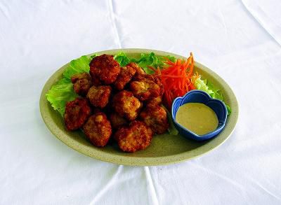 やまぶしたけ入りチキンナゲット