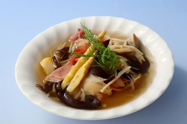 きのこたっぷりスープ