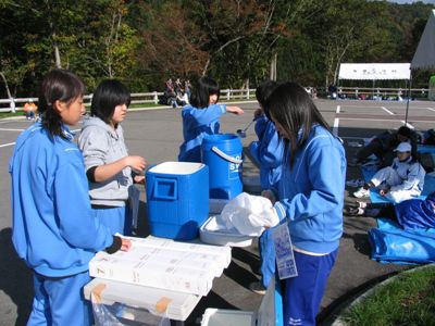 とこみどりマラソン大会運営に協力
