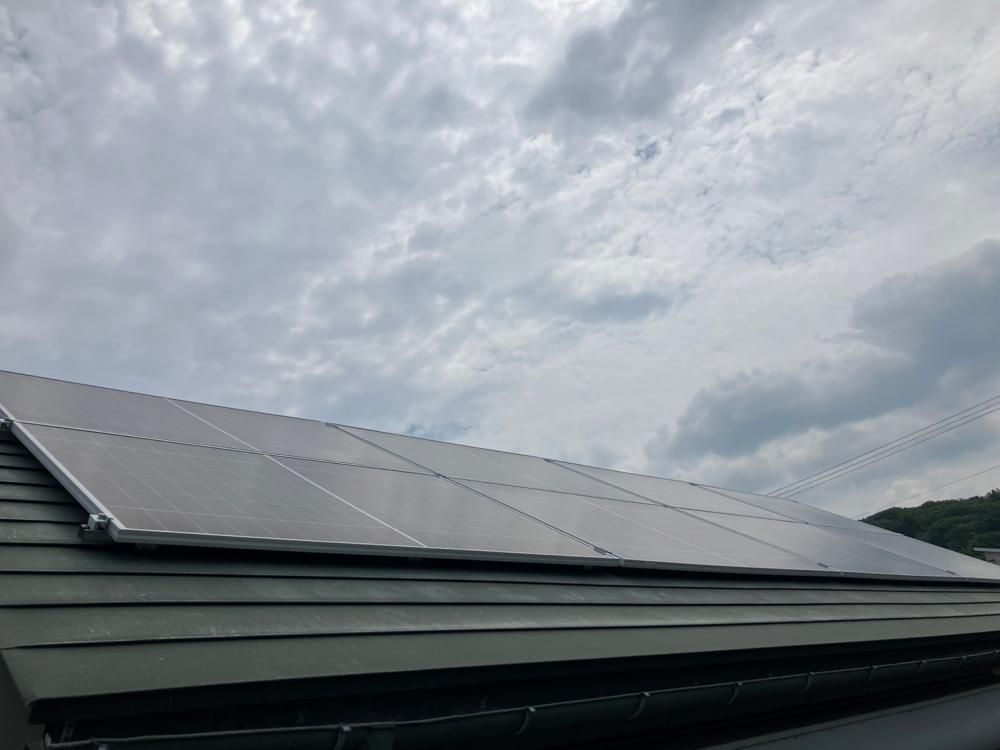 施工事例：山形市O様宅　太陽光7.4kW×蓄電池約14kWh