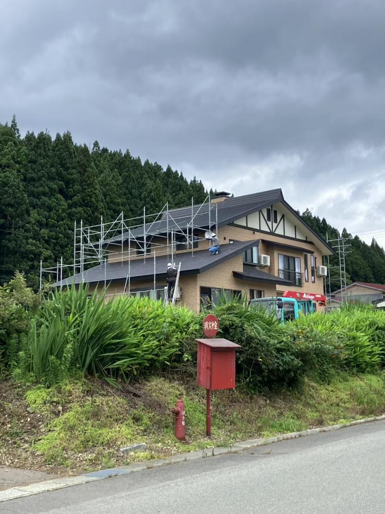 施工事例：最上町A様宅　太陽光7.36kW×トライブリッド蓄電池9.9kWh