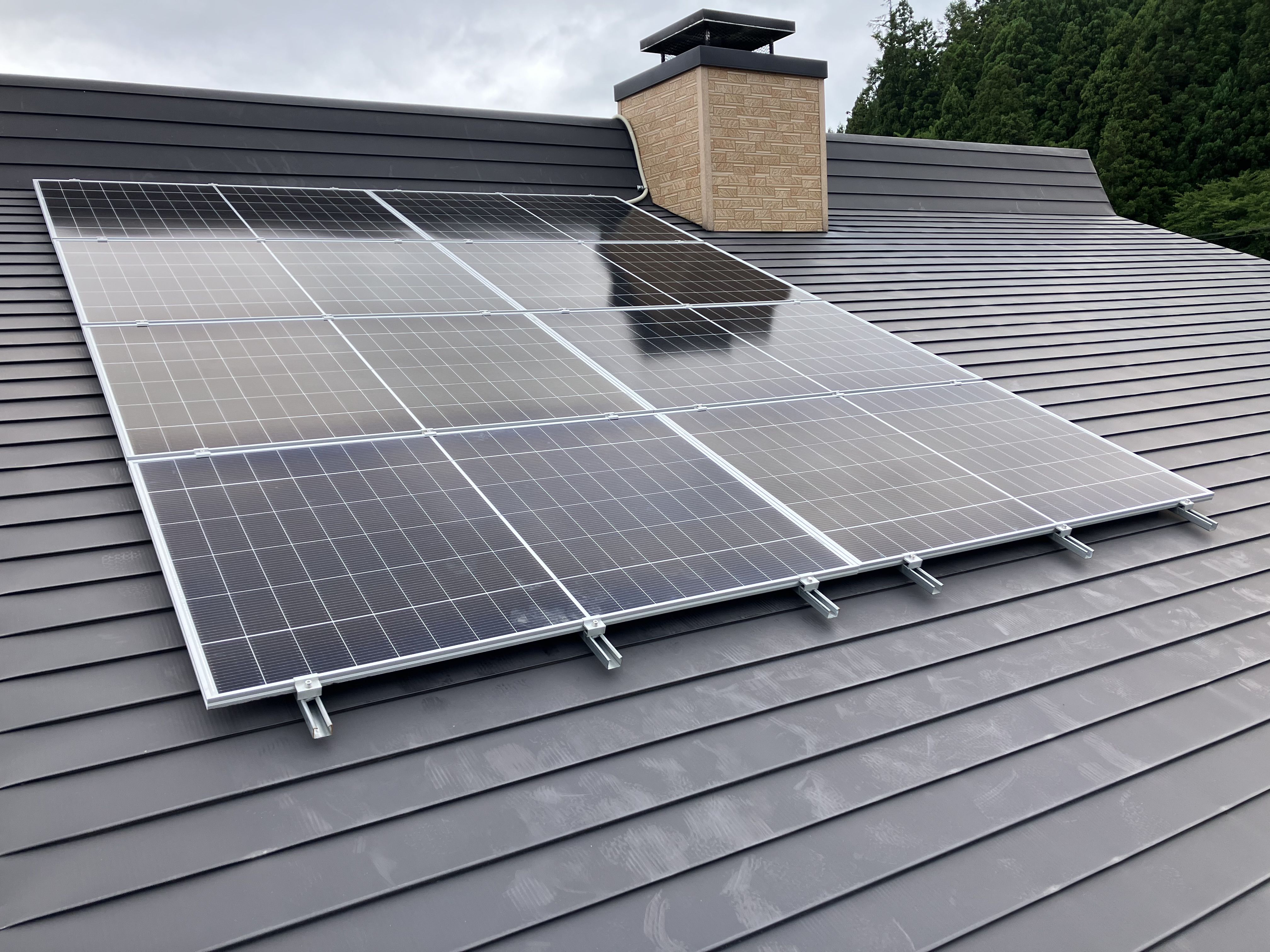 施工事例：最上町A様宅　太陽光7.36kW×トライブリッド蓄電池9.9kWh