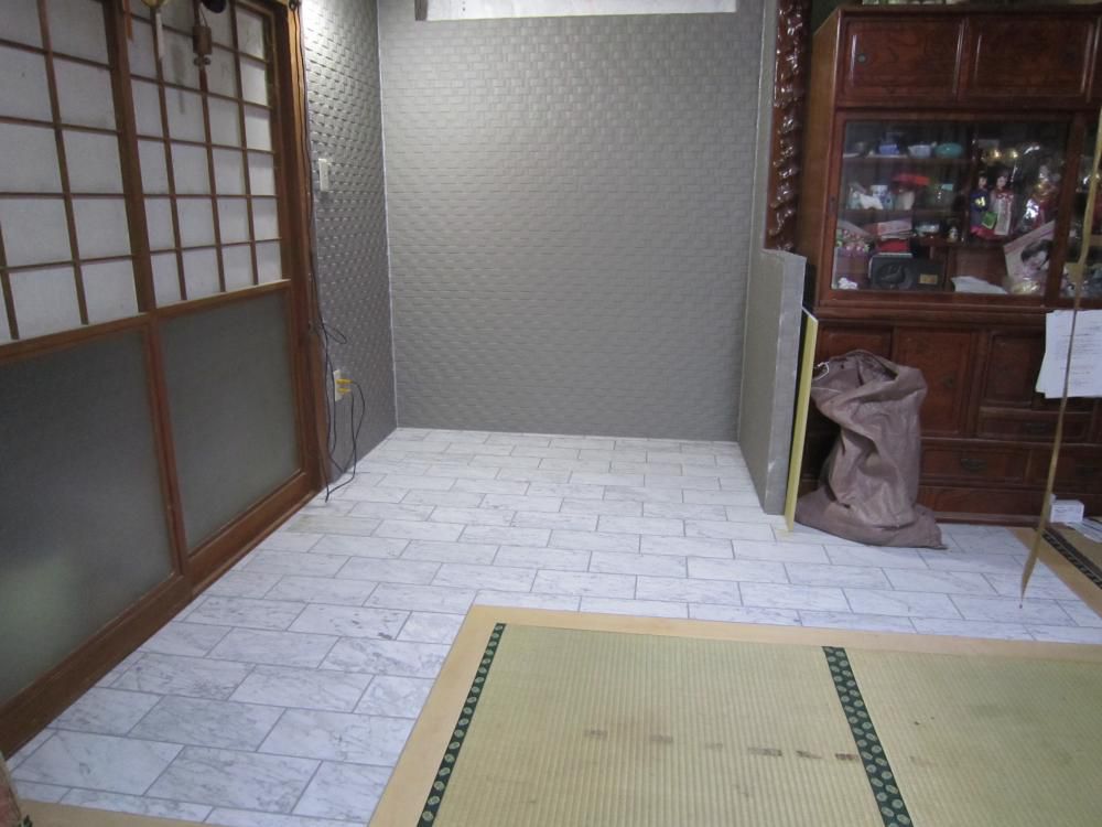 ﾏｷｽﾄｰﾌﾞ設置工事中