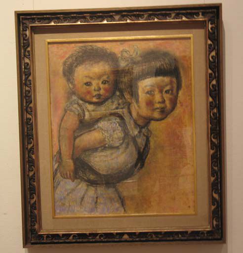 特別展「没後50年　愛情の画家　椿貞雄」より～孫への愛情～