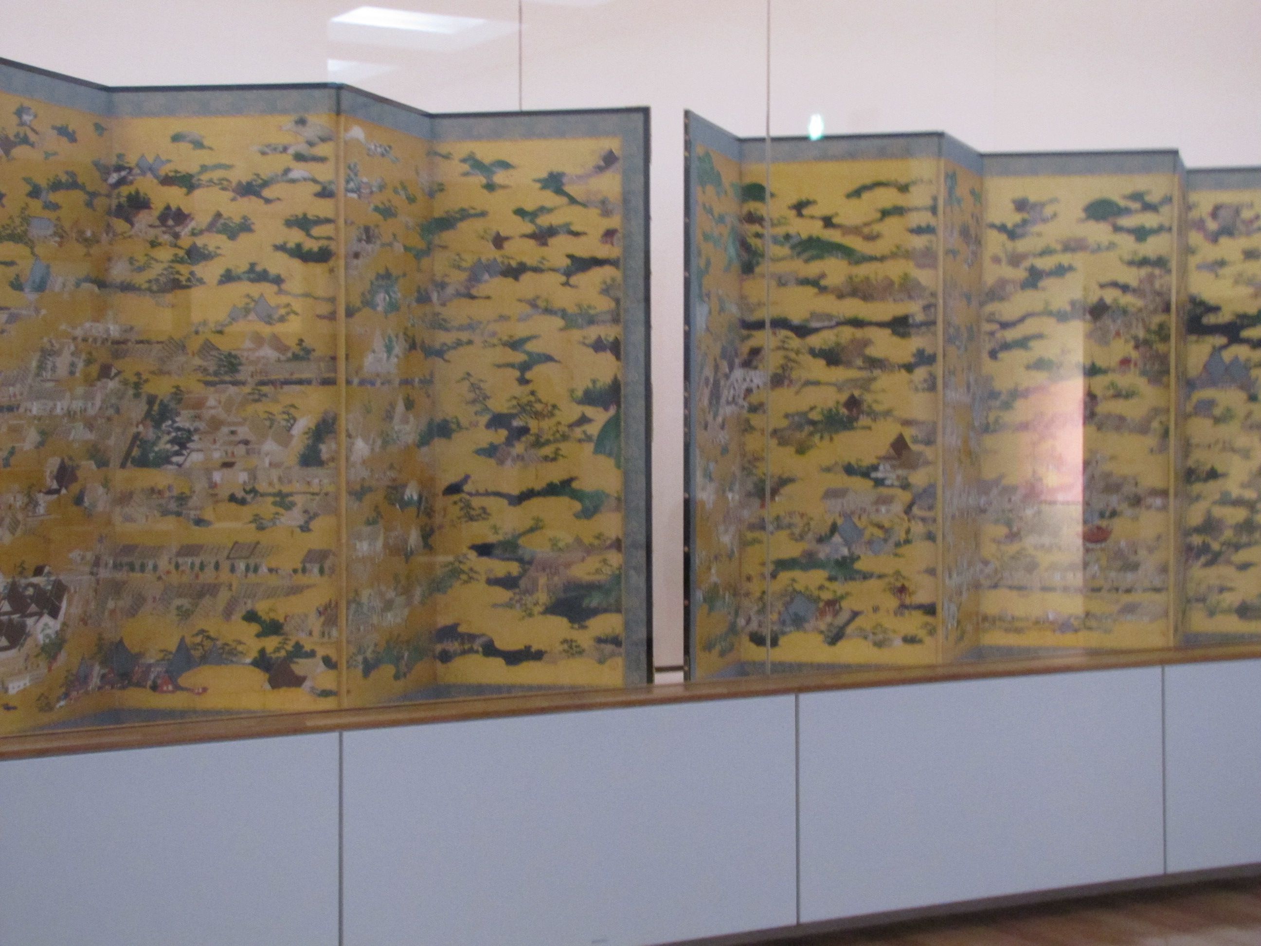 上杉本洛中洛外図屏風　原本展示！