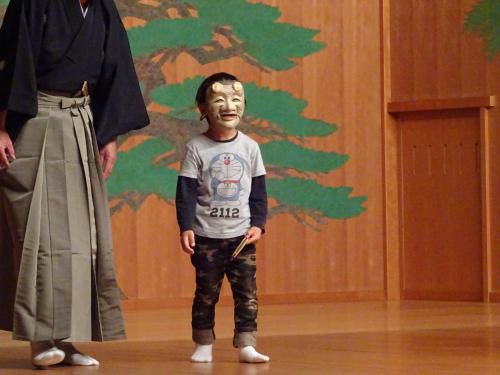 ♪開催報告　～こども能楽ワークショップ～