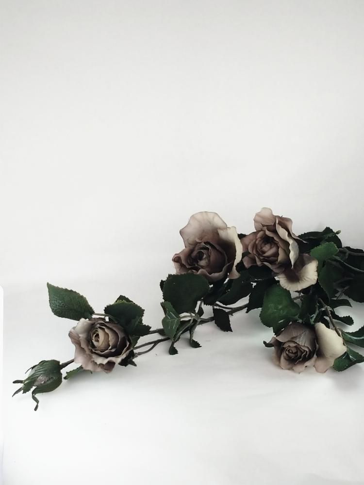 薔薇‐グレー色|アーテイフィッシャルフラワー