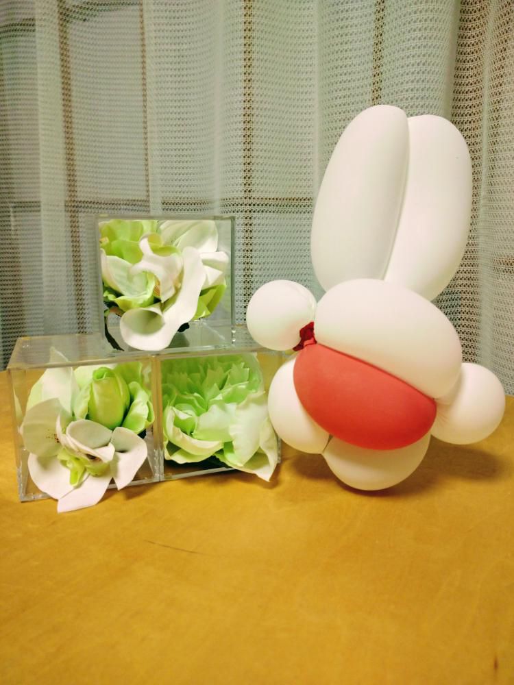 バルーンアート×てのり花｜アーティフィシャルフラワー