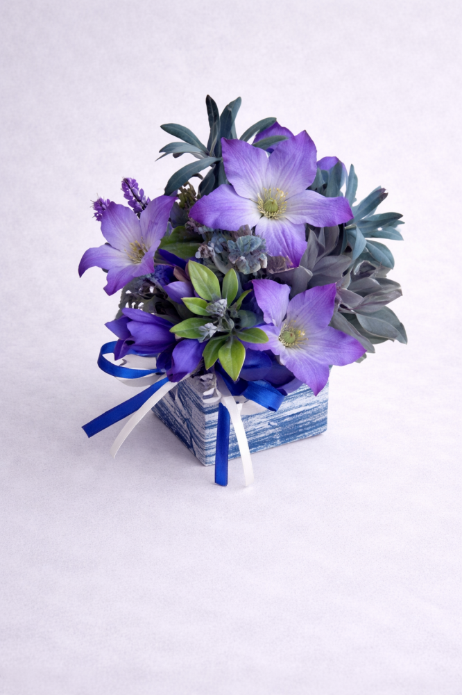 海の青・空の青｜えがお花アーティフィシャルフラワー（造花／高品質造花）