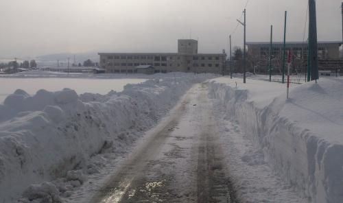 見よ！これが雪の壁