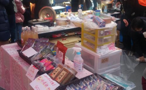 高校生が作った加工品、どっさり！今年度最後の座の市出店