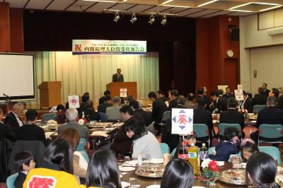 内閣総理大臣賞受賞報告会の写真です