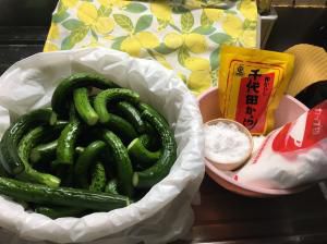 今年もきゅうりのからし漬け美味しくできました！