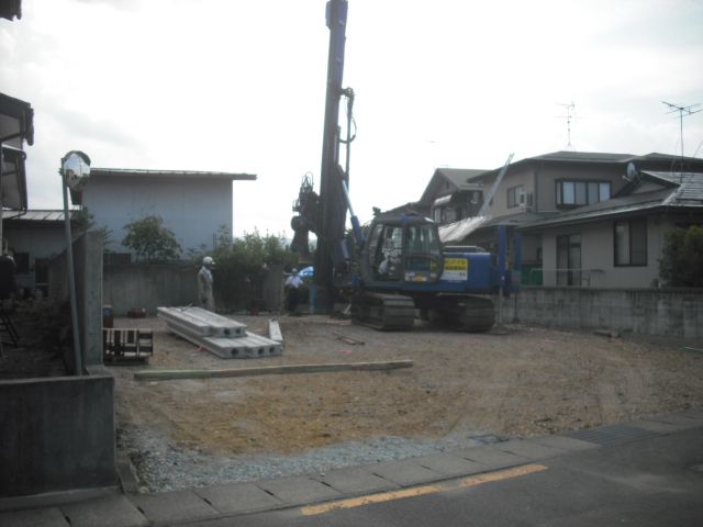 山形市A邸　地盤改良中
