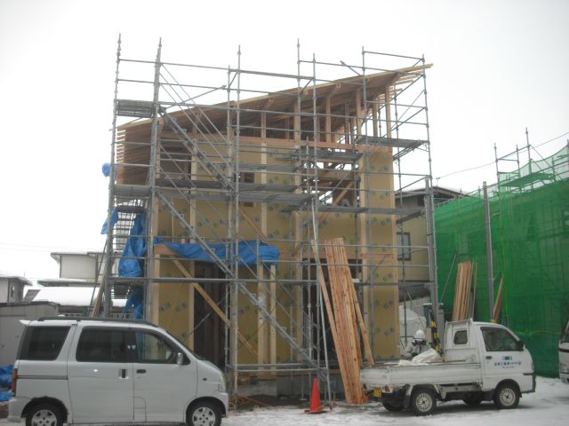 山形市S邸　建築中④