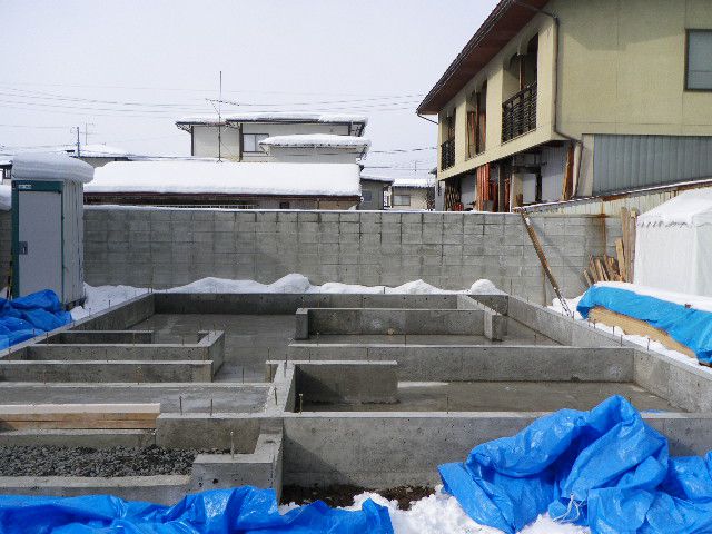 山形市S邸　建築中①