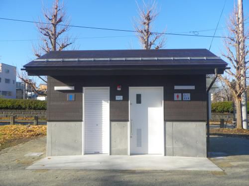 山形市馬畔公園便所改築工事　完成しました！