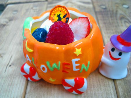 ハロウィン「カボチャのプリン」