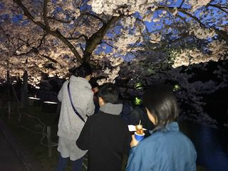 上杉神社　昼と夜