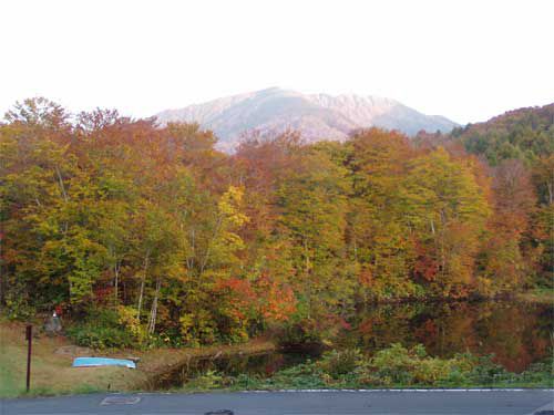 早朝の地蔵沼
