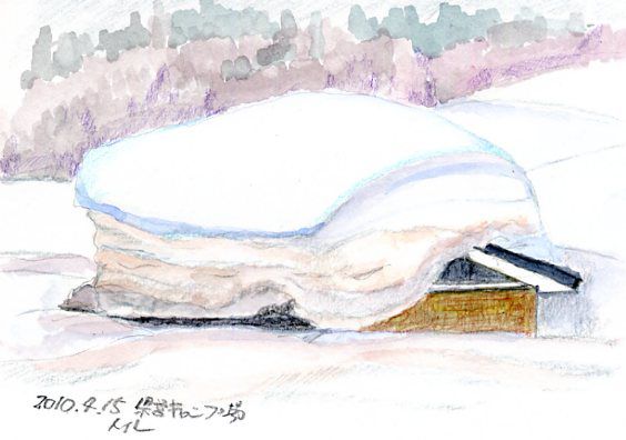 4月の雪