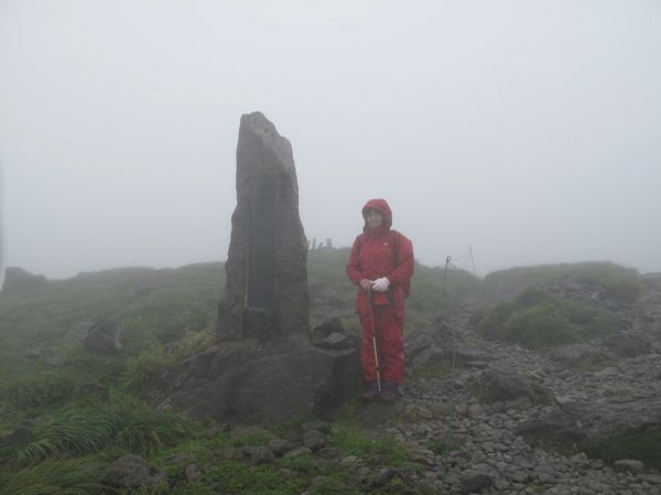 山頂に