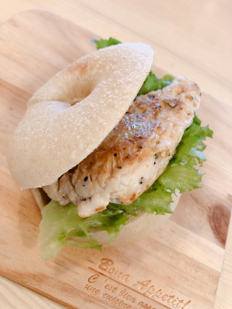 ゆず塩チキンサンド◎