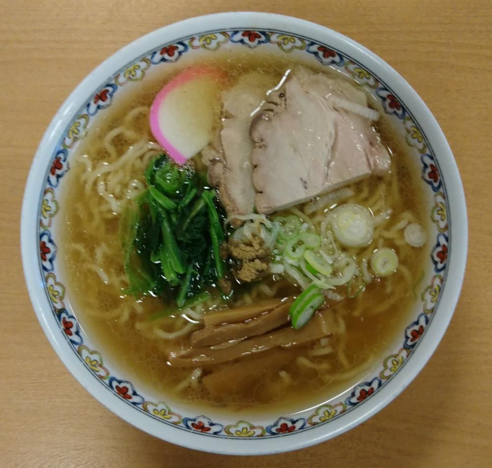 はぎ乃湯の「特製煮干しラーメン」/はぎ苑