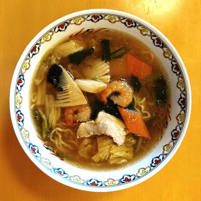 はぎ乃湯の「五目ラーメン」/はぎ苑