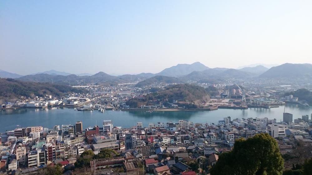 春の海千光寺まで登りけり