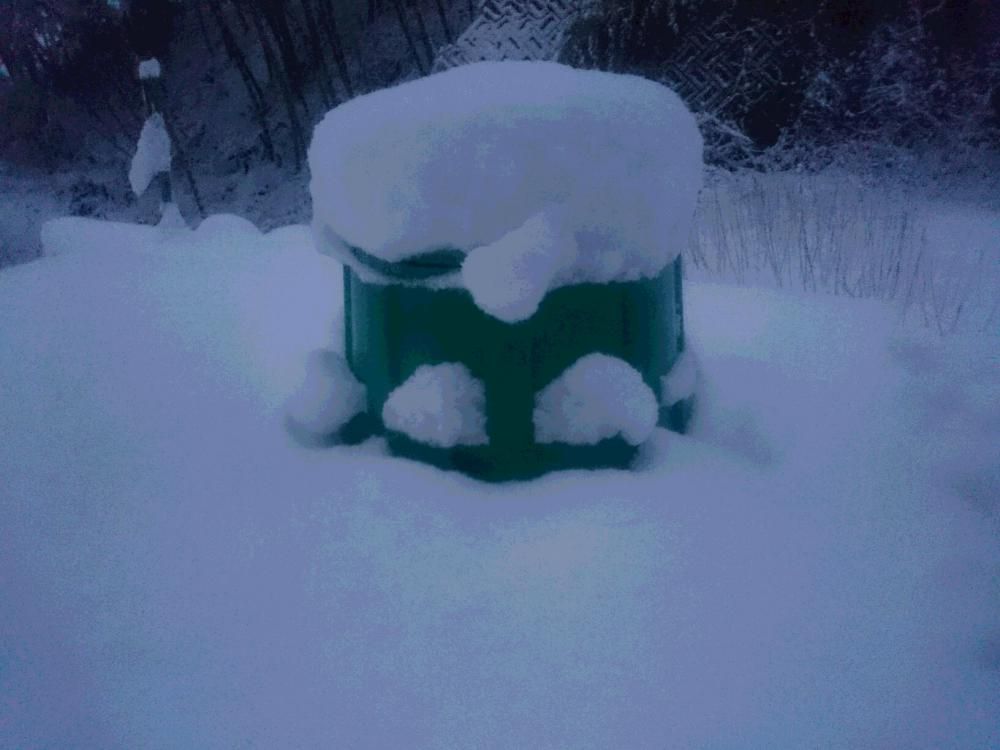 待ちかねた　業者恵みの　雪が降る