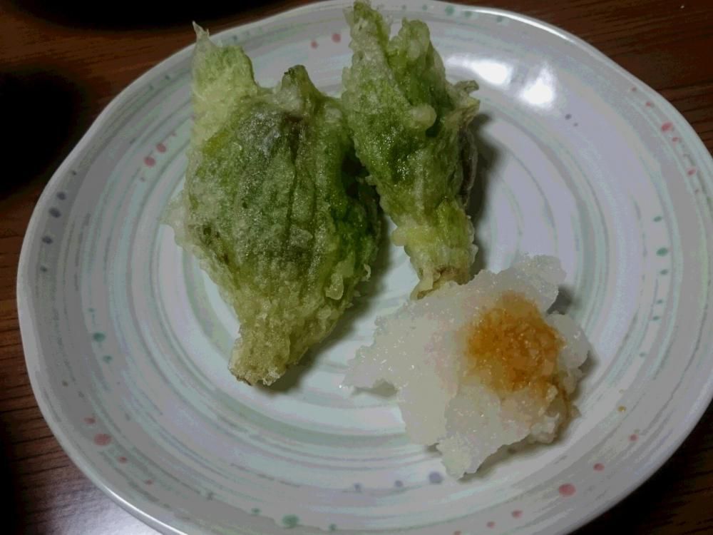 天ぷらで　いただきました　春の使者