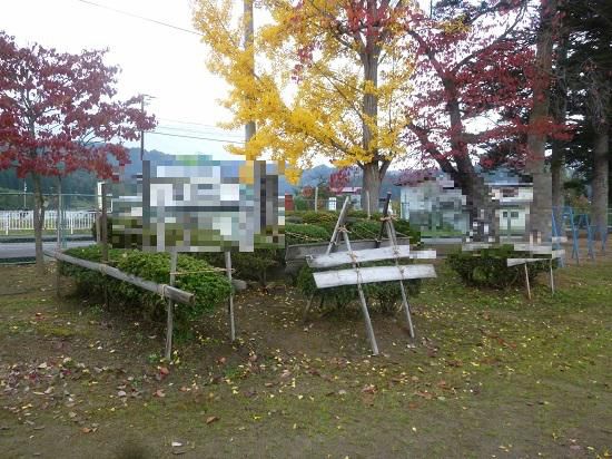 冬支度・・・地域の皆様、保護者の皆様に感謝！