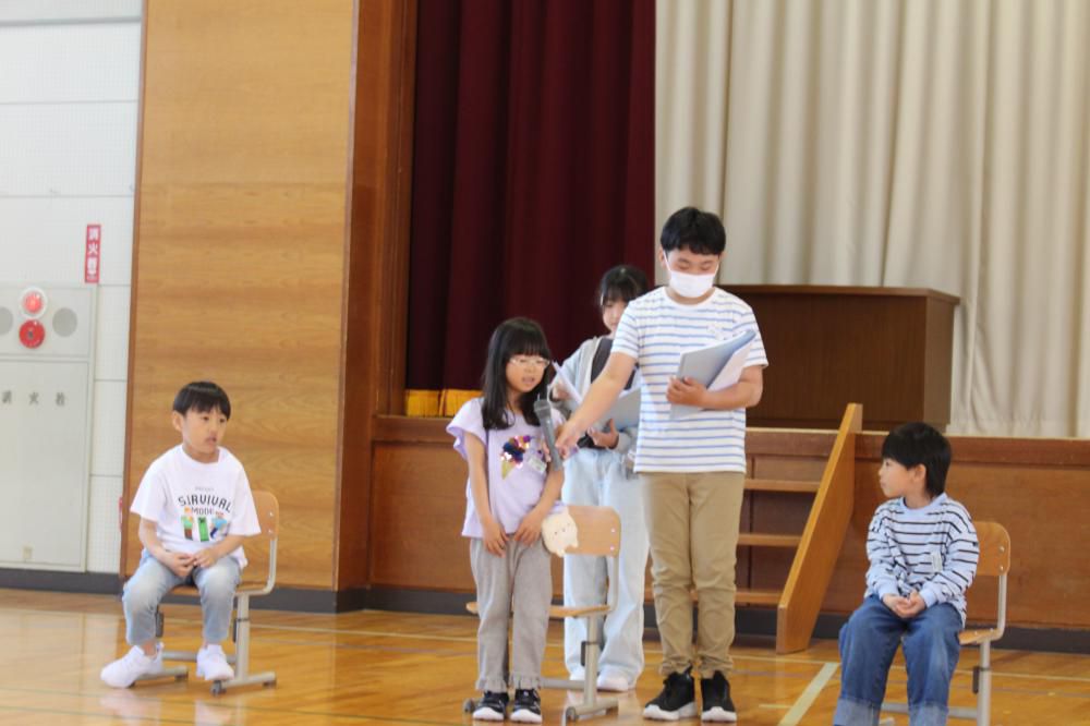 ４月の様子から（１年生を迎える会）