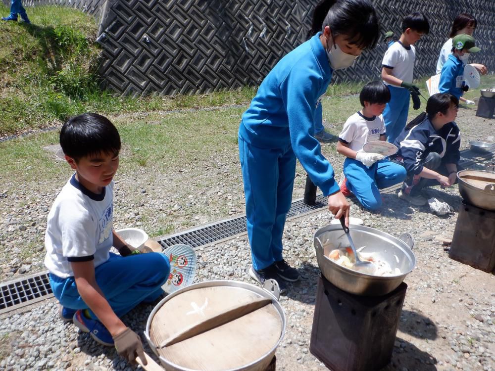 ５月の様子から（宿泊体験学習）
