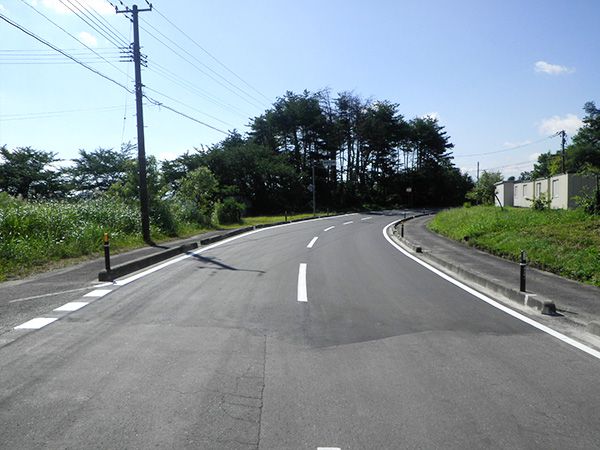 平成26年度　椿中線　舗装補修工事